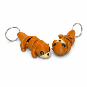 Officially Licensed Zou3D Otter Keychain