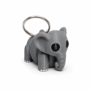 Officially Licensed Zou3D Elephant Keychain