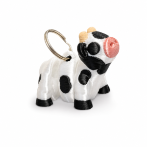 Zou3D - 3D Printed Cow Keychain