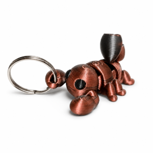 Officially Licensed Zou3D Red/Black Silk Scorpion Keychain