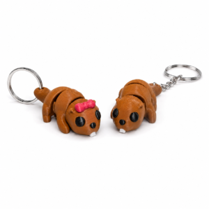 Zou3D Beaver Keychain