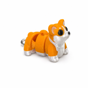 Zou3D Corgi Keychain